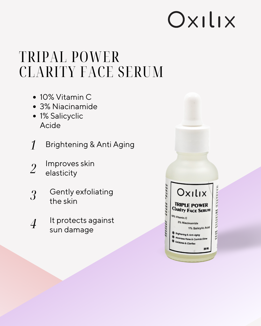 Oxilix Brightening & Protection Combo – Get Face Wash FREE!