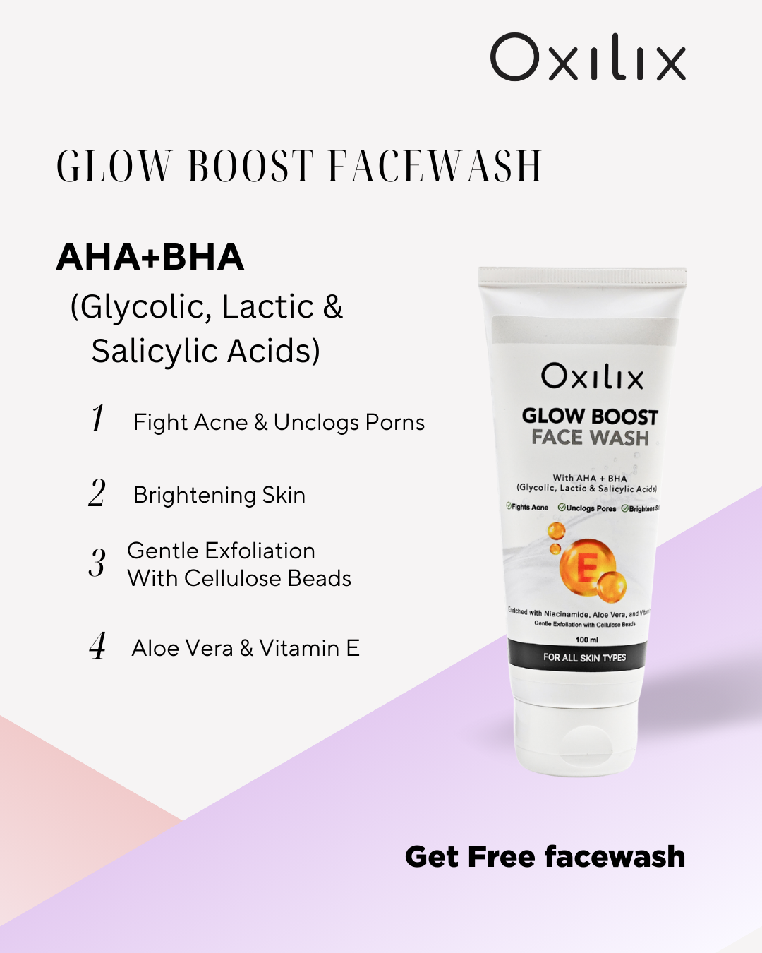 Oxilix Brightening & Protection Combo – Get Face Wash FREE!